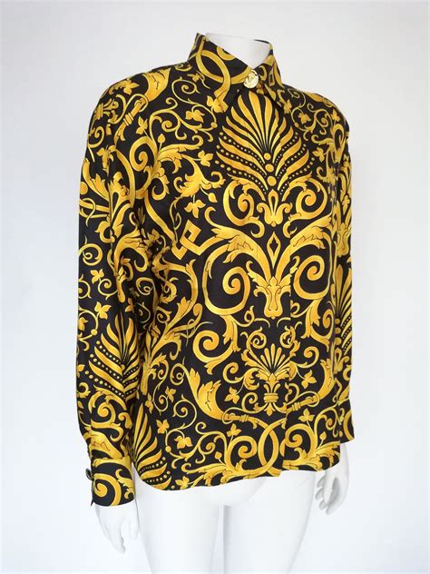 versace vintage shirt authentic|vintage versace gowns.